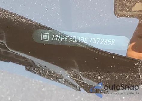 2014 Chevrolet Cruze Lt из США, поврежденный, VIN 1G1PE5SB9E7372858